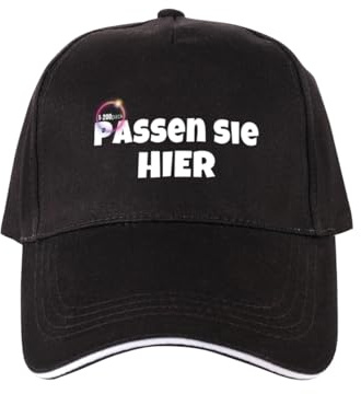 ROHBVMN Basecap personalisiert mit Foto/Logo/Text | Kappe selbst gestalten mit Ihrem Logo | Unisex Trucker-Kappe Mesh Cap | Verstellbare Baseball Cap für Männer & Frauen Schwarz