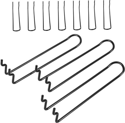 EXCEART 10 Stück Peg Board Haken Haken Pegboard Schmuck Zange Organizer Zangenhalter Schlaufenzange Peg Board Zangenhalter Hängezange Organizer Garagenzubehör Schwarz Edelstahl