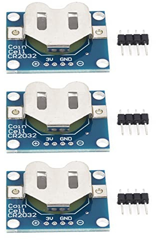 Support de Pile Bouton, Accessoires électriques, Module de Support de Pile Bouton, Carte de Montage de Pile Bouton pour Pile Bouton CR2032, 3 pièces