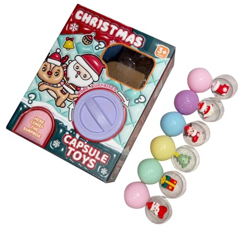 Générique Capsule Dispenser for | Christmas Gift Dispenser | Gadget Gashapon for Entertainers Collectors Family Parties Event Organizers