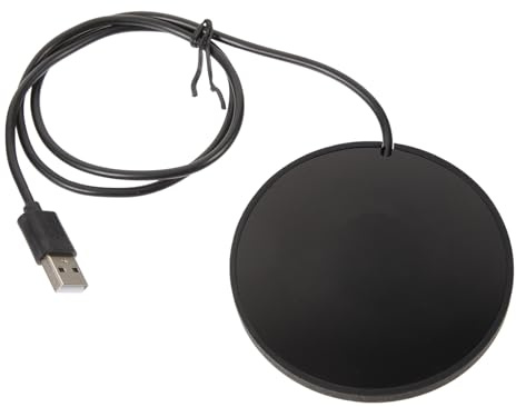 OFFSCH Calentador De Tazas USB con Posavasos Calefactor Eléctrico para Café Leche y Té Compacto y Portátil para Oficina y Hogar