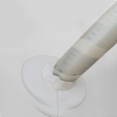 Gdfnmogo Mastic d'argile de ciment d'étanchéité pour trou mural pour réparation étanche des fissures et anti-fumée, résistant à la déformation à haute viscosité, blanc amélioré (1 pièce)