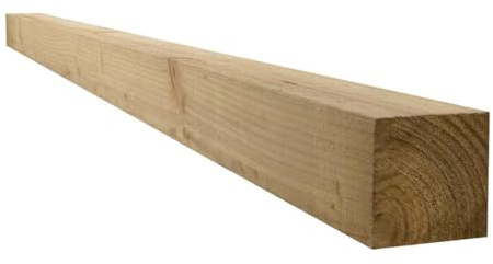 Snowdon Timber Treated 3x3 Fence Post (W) 75mm (H) 1.5m - Pack of 4