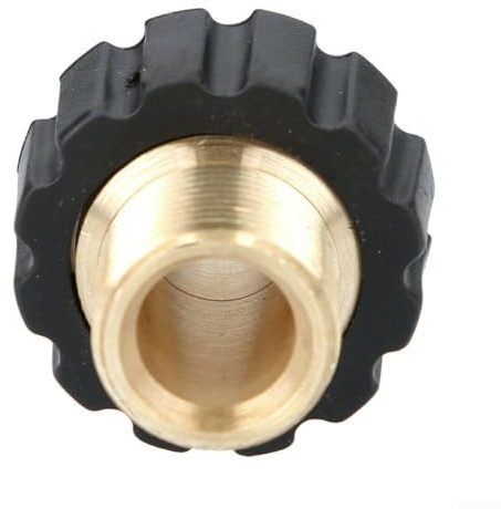 BlesConi Conector de manguera de alta presión M22 x 1.5 macho a macho para lavadoras a presión AG y Kranzle, adaptador de latón macizo
