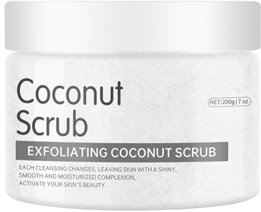 Skrubba fot- och kroppsskrubb med kollagen och, exfolierande peeling för att strama upp celluliter och hud genom body scrub, peeling, djuprengöring, kaffe kokosnöt schampo mot svampar människa (D, en