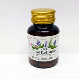 Rosa Canina 70 Capsule 500 mg Ricco di Vitamina C (e.s Titolato 25%) Bioflavonoidi Tiene Efficacemente sotto Controllo le Infiammazioni Valido Supporto per i Cambiamenti di Stagione