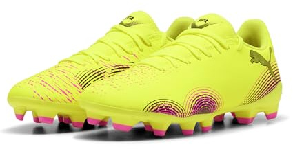 Puma Future 8 Play FG/AG Wn's - Scarpe da Calcio Femmina, Yellow Alert-Puma Black-Sun Struck,