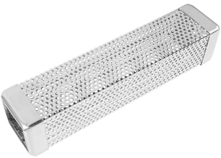 TOYANDONA Caja Ahumadora de Inoxidable para BBQ para Chips de Accesorio Portátil para Parrillas y Ahumadores Resistente y Duradera Delicioso para Tus Asados