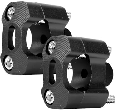 NFJIDG Motorcycle risers Handlebar Risers Adapter 22mm 28mm For 7/8 Motorbike Motorcycle Handlebar Clamp 1 Pair Motorcycle Bar Clamps Universal