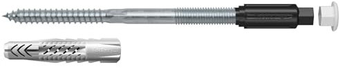 fischer Abstandsmontagesystem TherMax 10 / 160 M8 für Dämmstoffe, Dämmstoffdübel zur Befestigung leichter Lasten in Wärmedämmverbundsystemen, mit Anti-Kälte-Konus