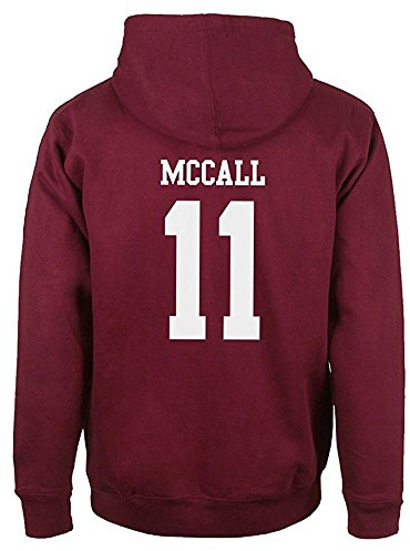 ShallGood Herren Casual Mode Kapuzenpullover Lacrosse Hoodie Wolf 24 Teen Stilinski Sweatshirt Kordelzug Pullover Tops