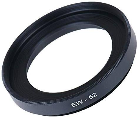 NOWON EW-52 Vite paraluce 52mm Lente Fotocamera per Canon- EOS RF 35mm F1.8 Macro IS STM