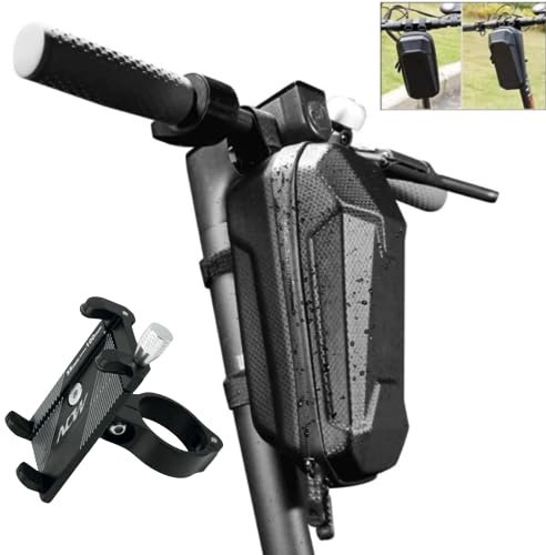 00 Borsa Universale Bicicletta Mountain Bike, Adatto per Monopattino Elettrico, Portatile Mobilità SHARING Rigida Impermeabile, Installazione Facile Attacca STACCA.