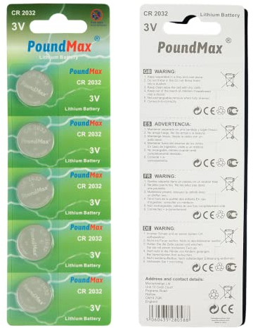 50 x 2032 CR2032,DL2032,ECR2032,5004LC,BR2032,KL2032,SB-T15 3V PoundMax Lithium Coin Cell Batteries