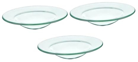 Amosfun Ätherisches Öl 3St Aromatherapie-Wachsschmelzschale Ölteller für Halter Halter für ätherische Öle Heizung essentielle Öle wärmer Tablett Wachsschmelzwärmergeschirr