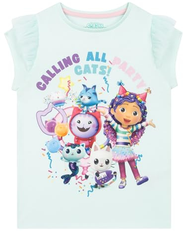 DreamWorks Gabby's Dollhouse Mädchen Tshirt | Rüschen Top Für Mädchen | Gabby T Shirt Kinder