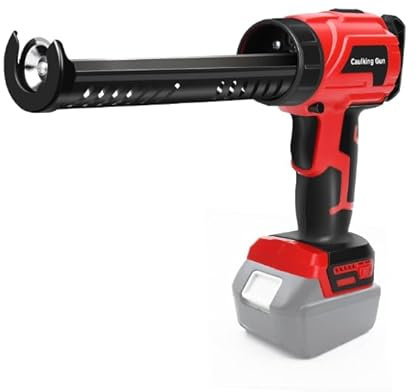 Akku Kartuschenpresse,Kartuschenpistole Kompatibel für Makita 18V Batterie,Elektrische Kartuschenpresse für 300 ml Kartuschen mit 4 Geschwindigkeiten,für Abdichten,Spachteln,Auslaufsicher(ohne Akku)