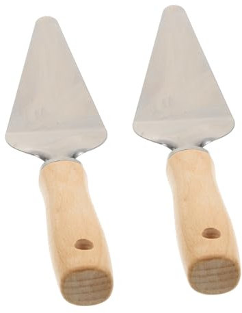 PRETYZOOM 2piezas Espátulas Creativas para Pizza y Pasteles Resistentes y Duraderas Colores Surtidos