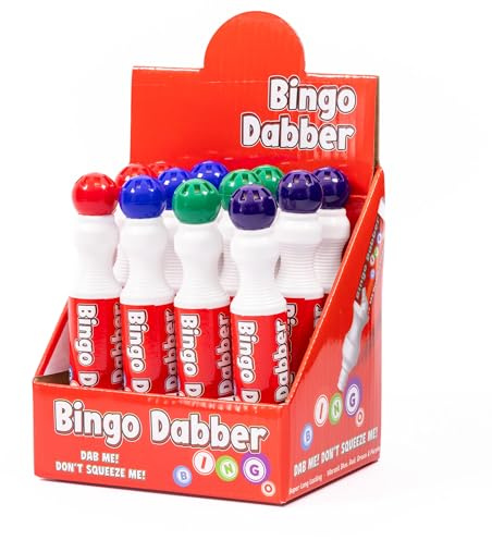 evelay 12 pennarelli misti grandi in feltro per bingo, non gocciolano
