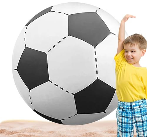 Aufblasbarer Fußball – Neuheiten und Outdoor-Sport-Wasserbälle, großer aufblasbarer Fußball | Fußball-Wasserball für Spiele im Freien, Pool-Dekoration, Spielzeug, Neuheiten und Outdoor-Sport-Wasserbäl