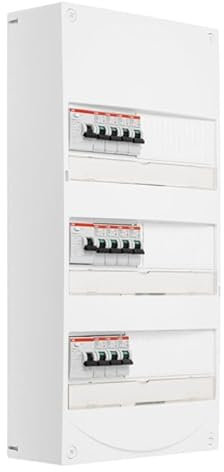 ABB Tableau 3 rangées pré-équipé 2 ID 40A + 1 ID 63A + 11 disjoncteurs