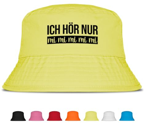 Prozente Momente Ich hör nur mimimimi - Fischerhut | Anglerhut | Sonnenhut | Sommer | Party | Malle | lustige Sprüche | OneSize | Malle | Urlaub