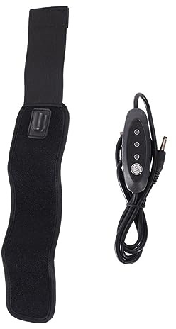 HOMOBABE USB Objektivwärmer mit 3-stufigem Temperaturregler aus Neopren in Schwarz Tauheizung für Kameraobjektive zur Beschlagverhinderung im Freien