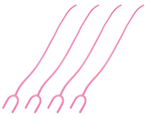 Hemobllo 4 Tubi di Ricambio per Stetoscopio a Y in Pvc Rosa, Tubi Flessibili per Auscultazione Medica Pediatrica e Scuola Infermieristica, Accessori Sostitutivi Leggeri e Durevoli