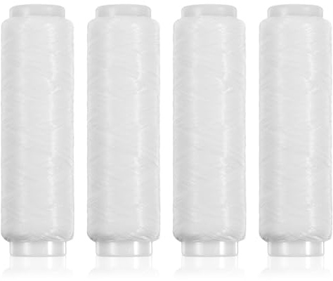 4 stycken fiskelina transparent nylonsnöre elastiskt fiskelina 0,2 mm klart osynligt stretchigt fiskelina 250 meter per spole fiskelina för lax, stör, abborre och gör-det-själv-hantverk