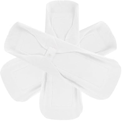 Housoutil Waschbare Baumwolle Menstruationsbinden 3 Stück 270mm Wiederverwendbare Damenbinden für Wochenbett und Inkontinenz Frauen Hygiene