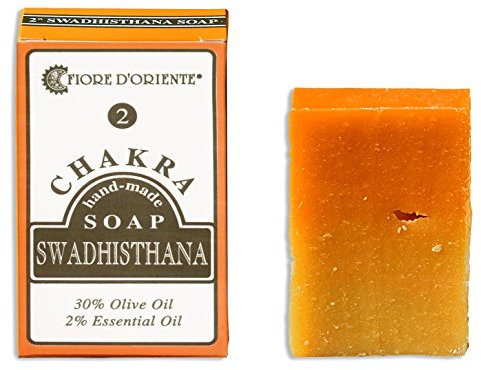 Fiore D'Oriente Savon Fait Main 2ème Chakra Swadisthana Orange 70 g