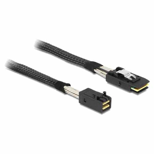 DELOCK kabel mini SAS HD SFF 8643 x 4 kontakt > mini SAS 36 Pin SFF 8087 kontakt 0,5 m
