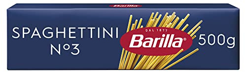 Barilla Pasta Klassische Spaghettini n.3 aus hochwertigem Hartweizen immer al dente (1 x 500 g) | Pasta aus hochwertigem Hartweizen, immer al dente-Qualität