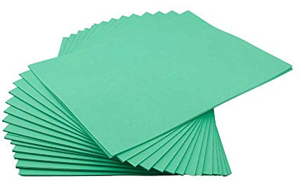 House of Card & Paper A4 160gsm Green Coloured Card (Pack of 100 Sheets)