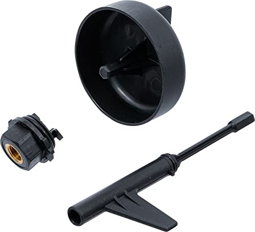 BGS 9873 | Öl-Ablass- & Einfüll-Satz | für Mercedes-Benz 9G-Tronic | Automatikgetriebeöl | Getriebetyp 725.0 | Montagewerkzeug und Adapter