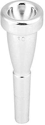 3C Trompetenmundstück Feinkupfer Trompetenmundstück Trompetenteil Zubehör(Silber) Musikinstrumentenzubehör