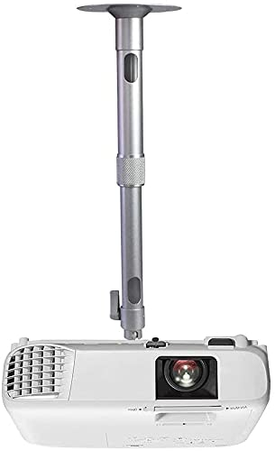 Universal Extending Projector Ceiling Mount Hanger 360 ° Rotable Head with Extensible Length 13.9 inch to 23.6 inch / 11 lbs Load Mounting Bracket