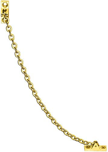 Safety Chain for Fall Flaps & Cupboard Cabinet Panel Doors Polished Brass of Hafele