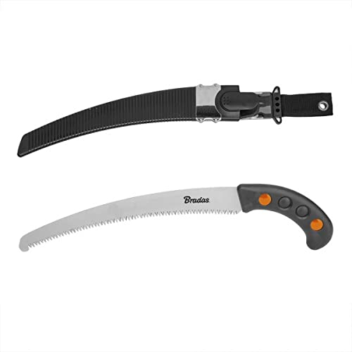 R.G. Astsäge Säge Handsäge Baumsäge 47cm, SK5 Stahl, Schutzhülle, Astschere