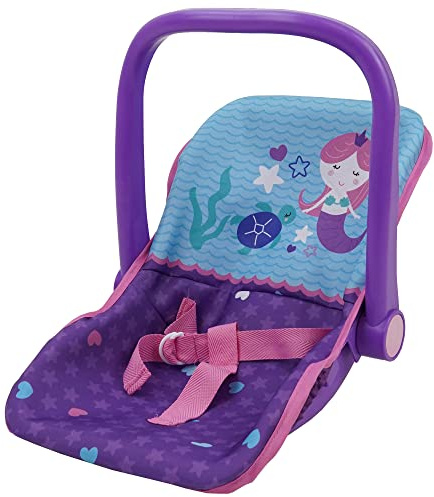 509 Crew: Mermaid Doll Car Seat - Kids Pretend Play, Converts Into a Feeding Chair, Ages 3+