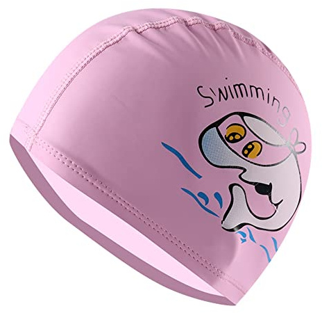 Flyorigin Cuffia da Nuoto Bambini, Ragazzi E Ragazze Cuffia da Nuoto, Bambino, Bambini, Cuffia da Bagno Impermeabile per Bambini dai 3 ai 10 anni