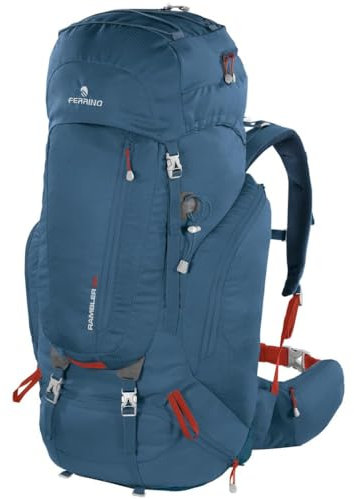 Ferrino Backpack Rambler 55 Zaino, Adulti Unisex, Blu (Blu), Taglia unica