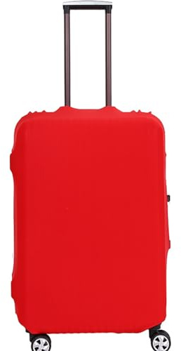 Zundo Elastique Housse De Valise Luggage Cover, Protection De Valise Housse Bagage Voyager Protecteur Couverture (Rouge,S :19-21 inch Luggage Case)