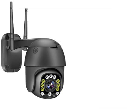 Telecamere di sicurezza per esterni,ngolare, Telecamera IP 4G SIM Card Zoom ottico 5X 1080P HD Sicurezza PTZ Speed ​​Dome CCTV esterno P2P Sorveglianza Allarme e-mail per uso interno ed esterno(WIFI C