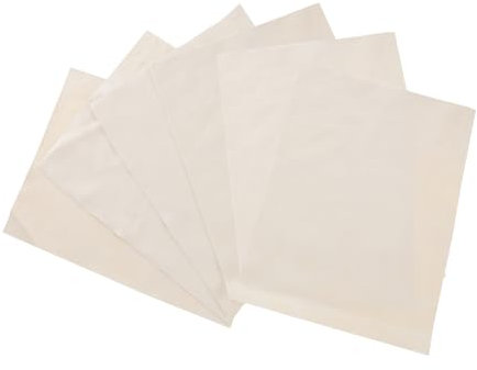 NUOBESTY 6sheets Pre-Cut Cloth for Clay-Flat Suede Smoothing for Pottery Craft and Clay Making Projects