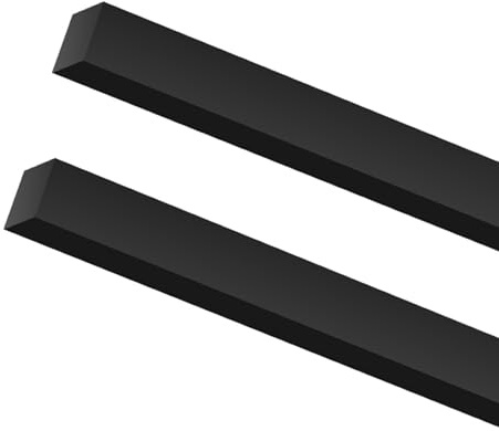 Coavoo Pack of 2 M42 Cobalt HSS Square Milling Cutter Blank 26 x 26 x 200 mm for Lathe, Milling Machine, Knife Making, Hardened, Wear-Resistant (HRC68-70)