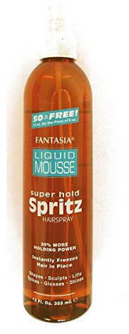 Liquid Mousse Super Hols Spritz Hairspray 335ml
