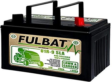 GreenCutter AG 0200247 Fulbat, Batteria per Trattorino al Gel, Sigillata, Pre-Attivata, 12V 28Ah, Polo Positivo Destra