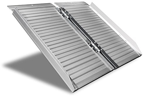 Varan Motors SR607-2 ROLLSTUHL RAMPE KLAPPBAR ROLLSTUHLRAMPE FALTBAR 61CM 272KG FLACHRAMPE