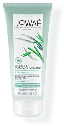 JOWAÉ Gel Doccia Idratante Rivitalizzante Corpo ai Lumifenoli Antiossidanti e Acqua di Bambù, Adatto per Tutti i Tipi di Pelle, anche Sensibile, Adatto a Tutta la Famiglia, Formato da 200 ml